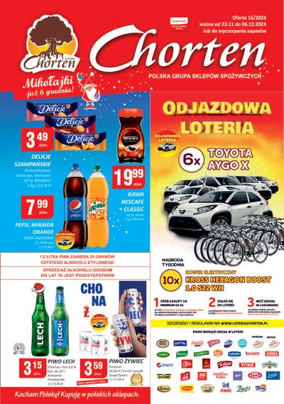 Promocje Supermarkety w Gdańsk | Oferta od 23.11 do 6.12 de Chorten | 24.11.2023 - 6.12.2023