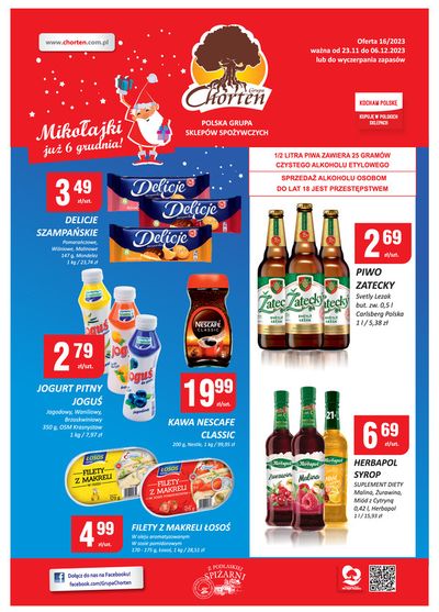 Promocje Supermarkety w Gdańsk | Oferta chorten  de Chorten | 24.11.2023 - 6.12.2023