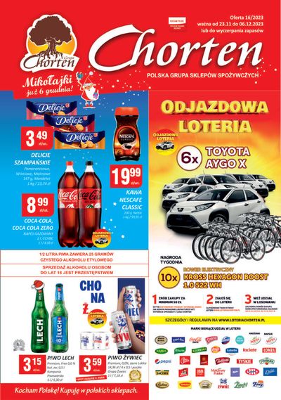 Katalog Chorten w: Łódź | Chorten gazetka 23/11 do 6/12 | 24.11.2023 - 6.12.2023