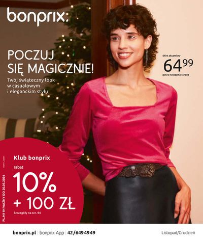 Promocje Ubrania, buty i akcesoria w Dzierżoniów | Listopad/Grudzień KATALOG  de BonPrix | 24.11.2023 - 31.12.2023