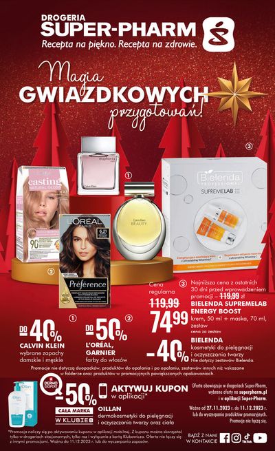 Promocje Perfumy i kosmetyki w Poznań | Super Pharm gazetka de Super Pharm | 27.11.2023 - 11.12.2023