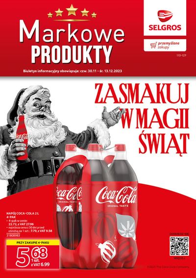 Katalog Selgros w: Warszawa | Katalog Markowe Produkty | 1.12.2023 - 13.12.2023