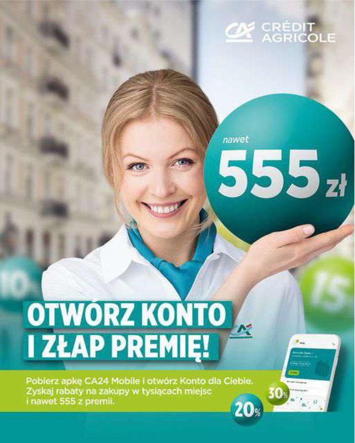 Katalog Credit Agricole Bank Polska | -20%  | 15.01.2024 - 31.03.2024