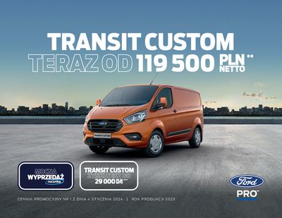 Katalog Ford w: Katowice | FORD TRANSIT CUSTOM | 16.04.2024 - 16.04.2025