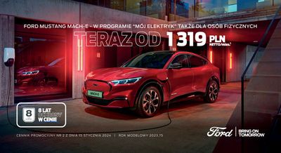 Promocje Samochody, motory i części samochodowe w Gdańsk | FORD MUSTANG MACH-E de Ford | 16.04.2024 - 16.04.2025