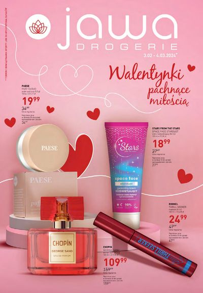 Promocje Perfumy i kosmetyki w Warszawa | Walentynki pachnące miłością de Jawa Drogerie | 5.02.2024 - 4.03.2024