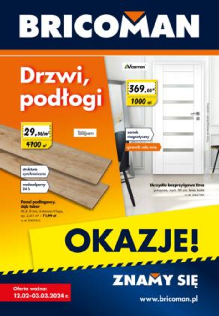 Katalog Bricoman w: Poznań | Okazje ! | 12.02.2024 - 3.03.2024
