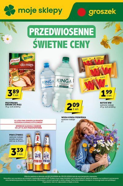 Katalog Groszek w: Wrocław | Przedwiosenne świetne ceny  | 22.02.2024 - 5.03.2024