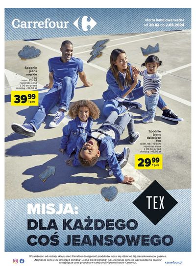 Katalog Carrefour w: Bielsko-Biała | Gazetka Jeans  | 22.02.2024 - 2.03.2024