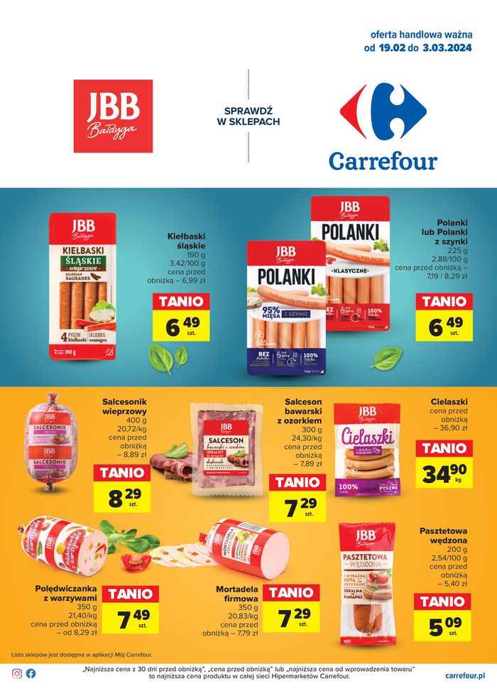 Katalog Carrefour w: Bielsko-Biała | Gazetka Smaczne | 22.02.2024 - 3.03.2024