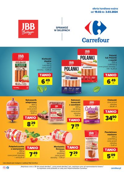Promocje Supermarkety | Gazetka Smaczne de Carrefour | 22.02.2024 - 3.03.2024