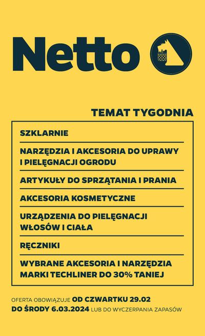 Katalog Netto w: Łódź | Oferta od 29.03 do 6.03  | 29.02.2024 - 6.03.2024