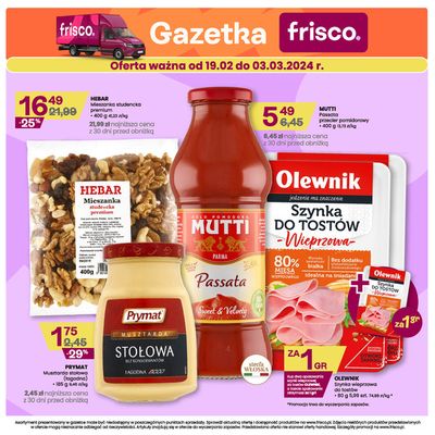Promocje Supermarkety | Mega oferta  de Frisco.pl | 27.02.2024 - 3.03.2024