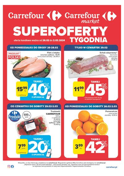 Promocje Supermarkety | Gazetka Superoferty tygodnia de Carrefour | 25.02.2024 - 2.03.2024