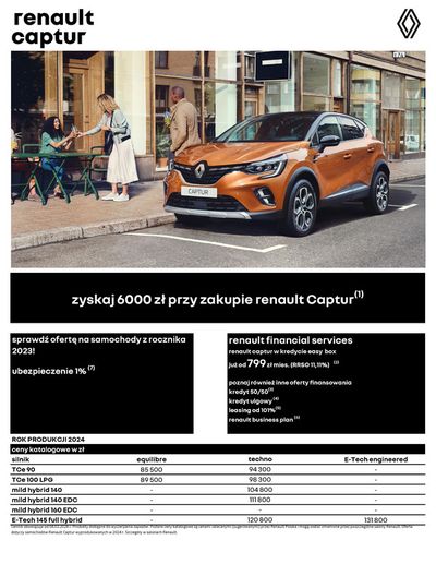 Promocje Samochody, motory i części samochodowe w Zakopane | Renault Captur_ de Renault | 6.03.2024 - 6.03.2025