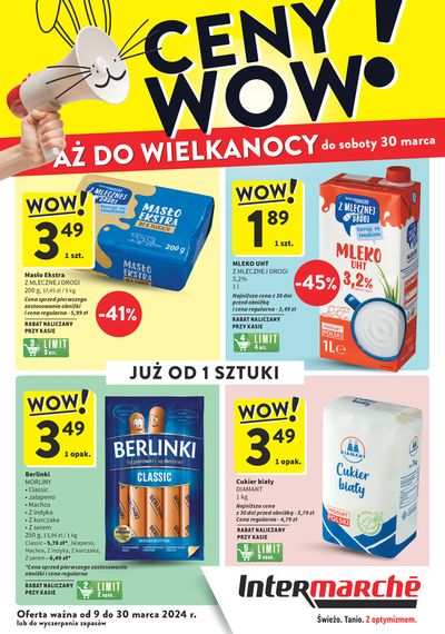 Katalog Intermarche w: Aleksandrów Łódzki | Ceny wow!  | 9.03.2024 - 30.03.2024
