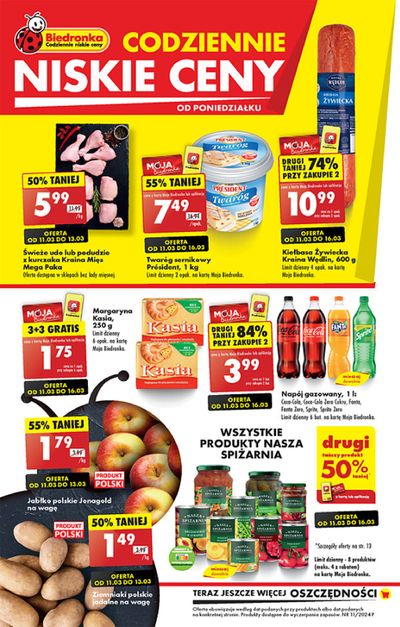 Promocje Supermarkety w Świecie | Niskie Ceny .  de Biedronka | 11.03.2024 - 25.03.2024