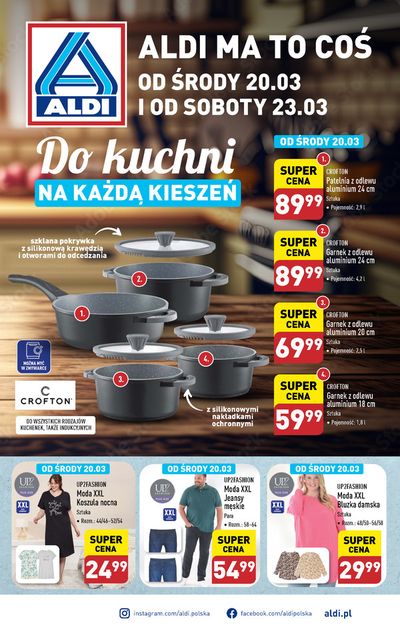 Promocje Supermarkety w Sopot | Aldi gazetka od 20.03 do 23.03  de Aldi | 15.03.2024 - 29.03.2024