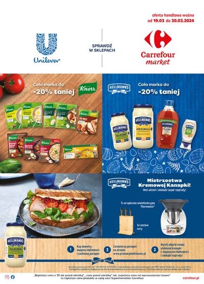 Promocje Supermarkety w Zielona Góra | Gazetka Idealne na &#347;wi&#281;ta de Carrefour Market | 18.03.2024 - 30.03.2024