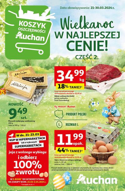 Katalog Auchan w: Włocławek | Oferta do 30.03  | 21.03.2024 - 30.03.2024