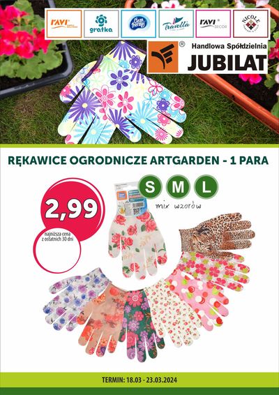 Katalog Jubilat | Rękawice ogrodnicze ARTGARDEN | 20.03.2024 - 3.04.2024