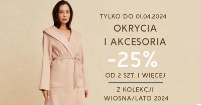 Promocje Ubrania, buty i akcesoria w Poznań | - 25 %  de Deni Cler | 21.03.2024 - 1.04.2024
