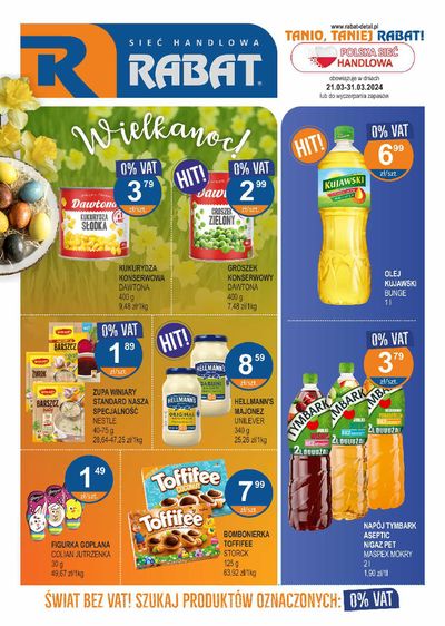 Promocje Supermarkety w Milicz | Rabat gazetka de Rabat | 22.03.2024 - 5.04.2024