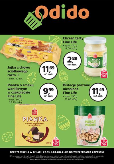 Promocje Supermarkety w Brzeg | Odido gazetka de Odido | 3.04.2024 - 4.04.2024