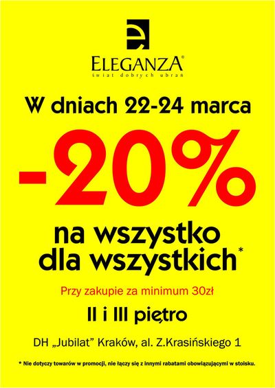 Katalog Jubilat | -20% na WSZYSTKO dla WSZYSTKICH! | 23.03.2024 - 6.04.2024
