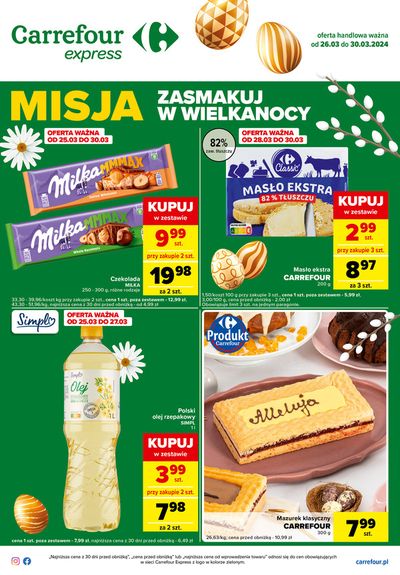 Promocje Supermarkety w Opole | Oferta handlowa ważna od 26.03 do 30.03.2024 de Carrefour Express | 25.03.2024 - 30.03.2024