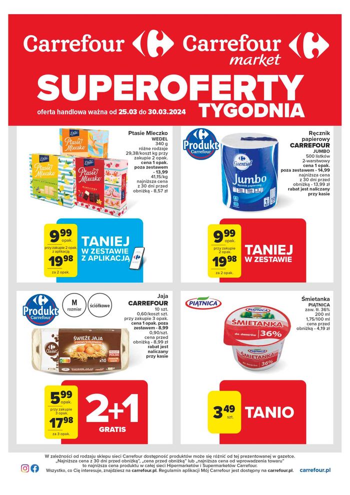 Katalog Carrefour Market w: Żyrardów | Gazetka Superoferty tygodnia | 24.03.2024 - 30.03.2024