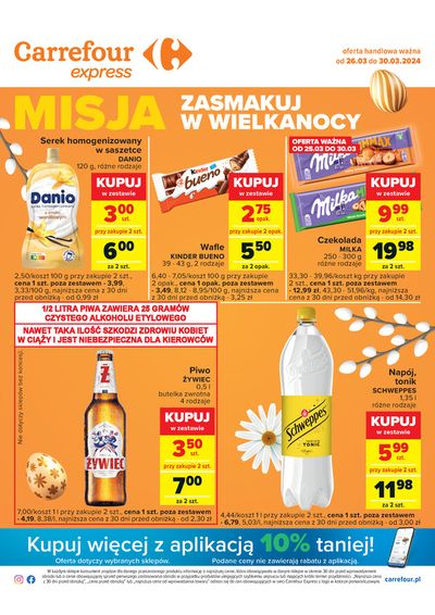 Promocje Supermarkety w Gdańsk | Gazetka Express de Carrefour Express | 25.03.2024 - 30.03.2024