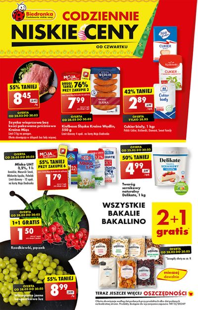 Promocje Supermarkety w Gdańsk | Biedronka gazetka de Biedronka | 28.03.2024 - 11.04.2024