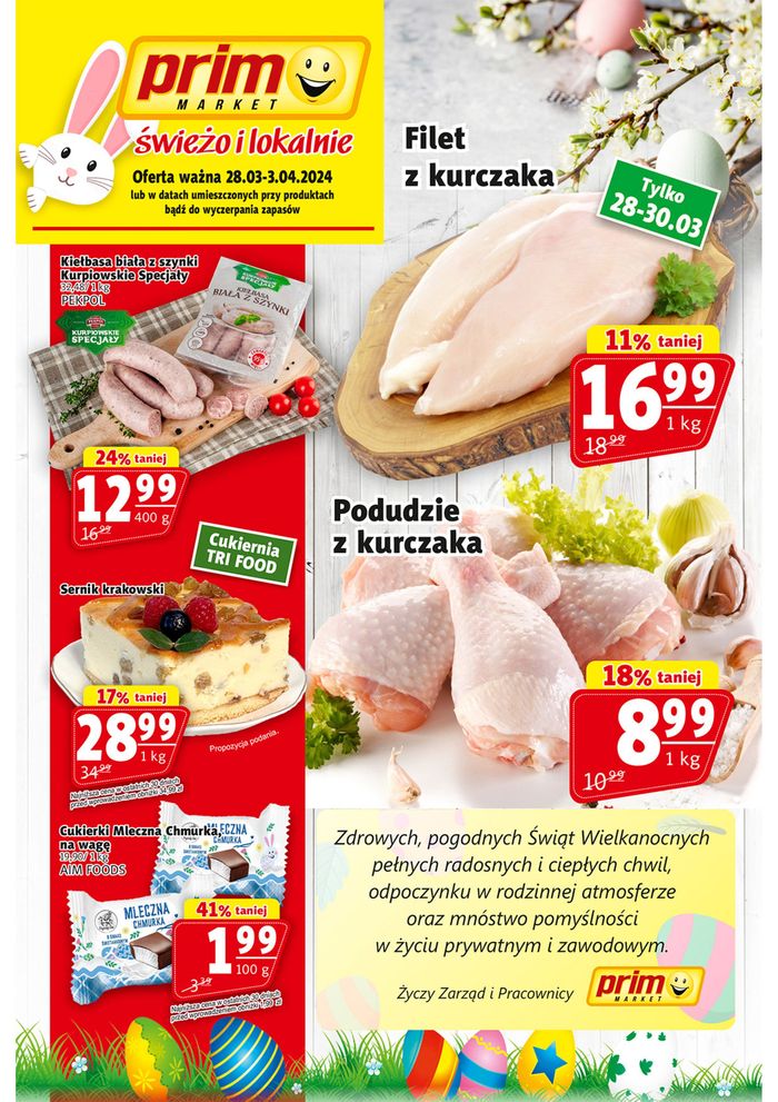 Katalog Prim Market w: Warszawa | Prim Market gazetka | 3.04.2024 - 3.04.2024
