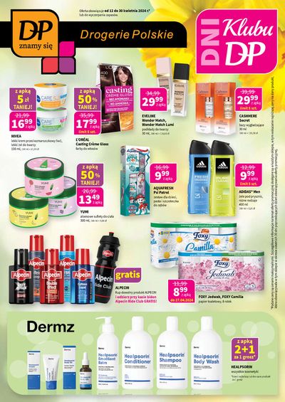Promocje Perfumy i kosmetyki w Świętochłowice | Drogerie Polskie gazetka de Drogerie Polskie | 2.04.2024 - 16.04.2024