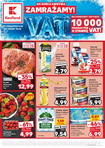 Promocje Supermarkety w Racibórz | Do końca kwietnia  de Kaufland | 3.04.2024 - 17.04.2024