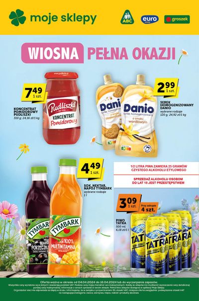 Promocje Supermarkety w Bytom | Świetne Ceny Na Wiosnę de Groszek | 4.04.2024 - 18.04.2024