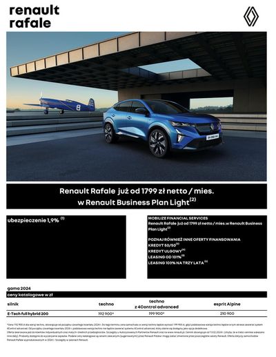 Promocje Samochody, motory i części samochodowe w Poznań | Renault Rafale de Renault | 5.04.2024 - 5.04.2025