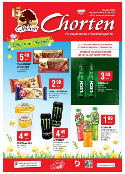 Promocje Supermarkety w Świecie | Wiosenne Okazje! de Chorten | 5.04.2024 - 19.04.2024