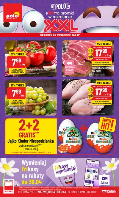 Promocje Supermarkety w Reda | Extra promki w rozmiarze XXL  de Polomarket | 9.04.2024 - 23.04.2024