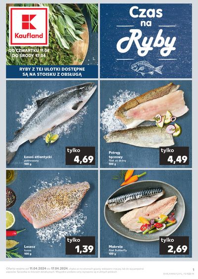 Promocje Supermarkety w Koszalin | Czas na Ryby de Kaufland | 10.04.2024 - 24.04.2024