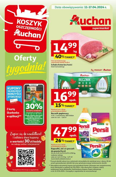 Katalog Auchan w: Gdańsk | Gazetka Oferty tygodnia! Supermarket Auchan | 11.04.2024 - 17.04.2024