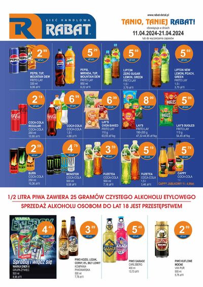 Promocje Supermarkety w Jasło | Tanio ,taniej ,rabat! de Rabat | 11.04.2024 - 25.04.2024