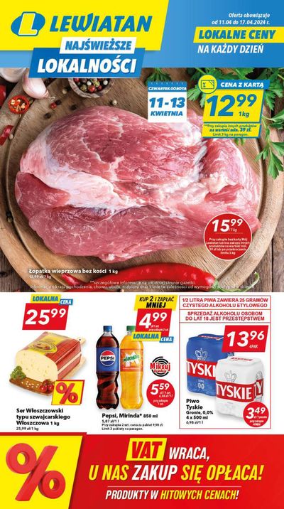 Promocje Supermarkety w Lublin | Lokalne ceny !! de Lewiatan | 11.04.2024 - 25.04.2024
