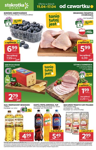 Promocje Supermarkety w Ostróda | Tanio tutaj jest de Stokrotka | 11.04.2024 - 17.04.2024