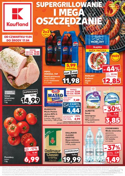 Promocje Supermarkety w Koszalin | Kaufland Gazetka do 17.04  de Kaufland | 11.04.2024 - 25.04.2024
