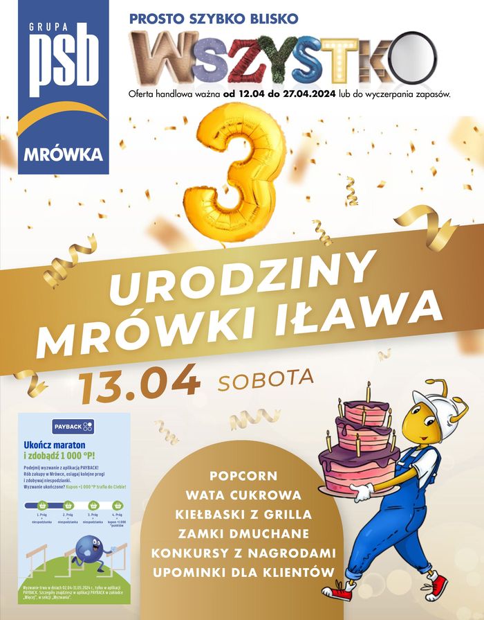 Katalog Mrówka | Urodziny mrówki iława  | 12.04.2024 - 27.04.2024
