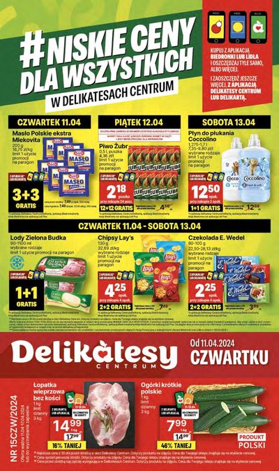 Katalog Delikatesy Centrum w: Białystok | Niskie cwny dla wszystkich w DELIKATESACH CENTRUM | 11.04.2024 - 17.04.2024