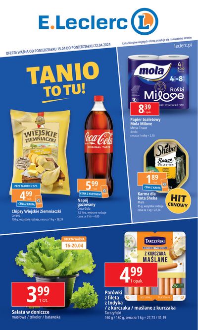Promocje Supermarkety w Jarosław | Tanio to tu ! de E.Leclerc | 12.04.2024 - 26.04.2024
