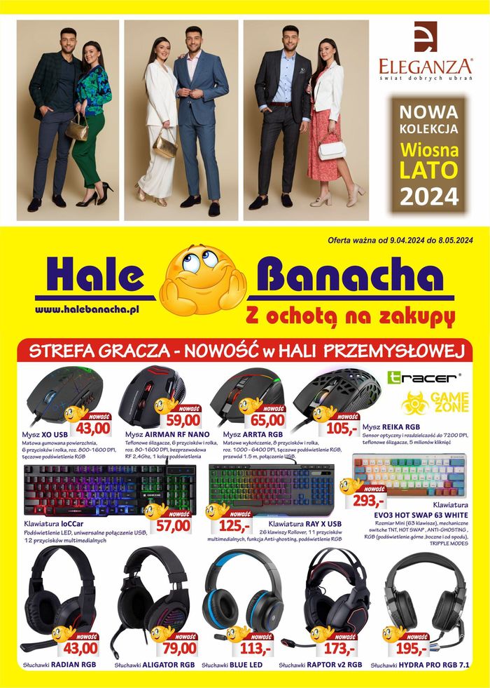 Katalog Hale Banacha w: Katowice | Oferta obowiązuje od 09.04.2024 | 12.04.2024 - 8.05.2024